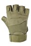Military, Police, Hunter, Pilot Operation Cut-Off Tactical Gloves Khaki m