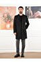 Men's Premium Italian Style S Slim Fit Mono Collar Cashmere Coat-Xprzk1000