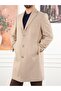 Men's Premium Italian Style S Slim Fit Mono Collar Cashmere Coat-Xprzk1000 - 5