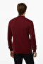 Men's Burgundy Classic Fit Sweater - 4