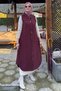 Sapphire Quilted Vest Burgundy - 8