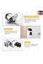 Cabinet Furniture Keyed Drawer & Cupboard Lock, Rust-Protected (Plunger Lock-N666T) - 4