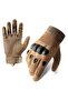 Brown Impact Resistant Tactical Gloves – Outdoor Military Gloves m L XL