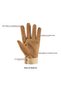 Brown Impact Resistant Tactical Gloves – Outdoor Military Gloves m L XL - 4