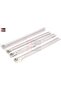 Sliding Drawer Rail 1 Pair Full Extension Track Rail for Cabinets - White (16 INCH) - 2
