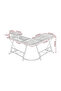L-Shaped Desk Computer Corner Table 51 Inch Home Gaming Desk Office Writing Workstation With Black - 6