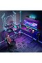L-Shaped Desk Computer Corner Table 51 Inch Home Gaming Desk Office Writing Workstation With Black - 5