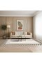 Galeria Lux Contemporary Rug Area Rug Floor Covering 200x300cm-White Black Gold 231200400462 - 2