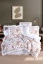 Rose Elegance - Single Duvet Cover Set Ruffled Natural Cotton - 3