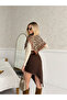 Yan Asymmetric Tassel Detail Linen Skirt - 5