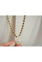 Kol084 Işimali Nazar Gold Necklace