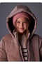 Girl's Long Coat Brown