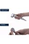 Xspring Bidet Sprayer for Toilet, Chrome Plated Handheld Jet Spray Shattaf Head - 6
