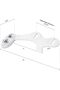Neo 185 (Elite Series) - Self Cleaning Dual Nozzle Non-Electric Bidet Attachment (White) - 8