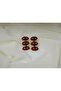 Bkp039 Bordo Triple Oval Earrings - 2
