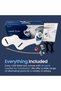 Neo 110 - Fresh Water Non-Electric Mechanical Bidet Toilet Seat Attachment (Blue And Whit - 3