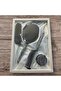 Luxury Mirror Comb Set Shiny Silver (Leaf) - 2