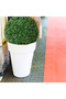OneDcor Artificial Topiary Ball - Versatile Indoor/Outdoor Fake Boxwood Decorative Sphere - 7