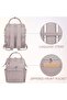 17 Inch Laptop Backpack Waterproof with USB Port & RFID Pockets, Large Capacity, Black - 4