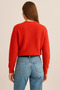Women's Vita-253 Saknur Soft Textured Knit Sweater Red - 2