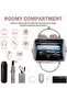 17 Inch Laptop Backpack Waterproof with USB Port & RFID Pockets, Large Capacity, Black - 5