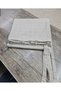 Luxury 1st Class Elegance Beige Solid Color Balcony Curtain with Top Cornice, Side and Bottom Ties - 3