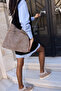 Hi̇ltori̇a Women's Mink Real Leather Suede Shoulder Bag - 5