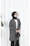 موجة منقوشة سترة تريكو - 4