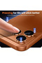 واقي عدسة الكاميرا الفضي لهاتف iPhone 17 Pro Premium AR+ AF مع إطار ناعم وحماية كاملة - 4