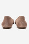 Women's Pointed Toe Buckle Ballerina Shoes Real Suede Leather Zy 4050 Vi̇zon - 6