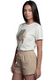 ''Yin Yang Cats'' Japanese Style Cat Printed 100% Cotton Relaxed Fit Premium Women's T-Shirt - 2