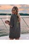 Gold Moon (Back Printed) Women's Crew Neck Tshirt - 3