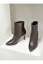 26K574 Genuine Leather 9cm Thin Heel Stiletto Boots for Women - 4