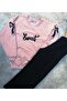 Front Sweet Embroidery Two-String Set - 5
