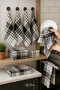 10-Piece Luxury Kitchen Dishcloth Set 45X65 cm Table Linen