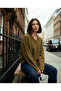 Women's V-Neck Oversize Knitwear Sweater - 3