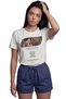 ''And Then They Fell in Love'' Artistic Printed 100% Cotton Relaxed Fit Premium Women's T-Shirt - 4