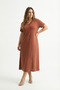 Lace Detailed Bamboo Flared Skirt Dress - 2