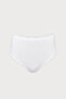 Women's 2-Piece White Modal High Waist Panties Slip 2m1921 - 2