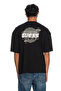 Eldrin Men's Black Active Modal Blended Oversized Fit T-Shirt Z5Bi01Jr06K-Jblk - 2