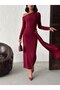 Belden One-Sleeve Long Dress with Accessory Detail - 6