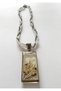 Custom Handmade Flower Design Resin Women's Necklace - 4