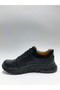 Genuine Leather Rubber Sole Lace-Up Black Winter Men's Shoes - 3