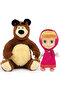 Masha and the bear 20 cm plush 12 cm doll mha21000 - 2