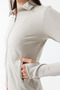 Women's Gloves Detailed Zippered Thin Sweat Coat - 7