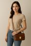 Women's Shoulder and Crossbody Bag – 2 Compartments – Patterned Fabric Detail – Color/Model Sent According to Stock - 2