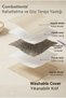 Combattente Organic Muslin Lavender Gray Eye Pillow - Muslin Sleep Band - Men's Sleep Band - 5