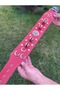 Kangal Dog Collar Three Rings 4 Bells Genuine Leather Red 1St Classroom - 2