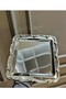 Single Cast Brass Silver Color Tea Coffee Presentation Tray (6 Pieces) - 7