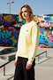 Women's Crew Neck Low Sleeve Embroidered Knitted Sweatshirt Functional Durable Quality Comfortable - 3